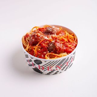 Spaghetti al pomodoro con polpette
