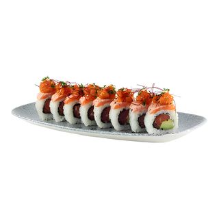 Uramaki potrójny łosoś