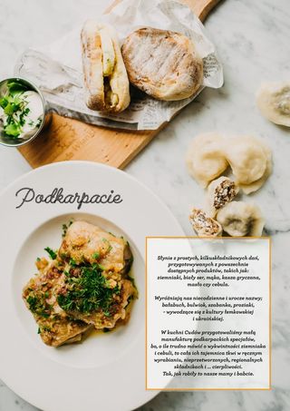 Gołąbki przemyskie z kremowym sosem z grzybów leśnych 