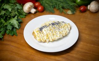 Курица под снегом