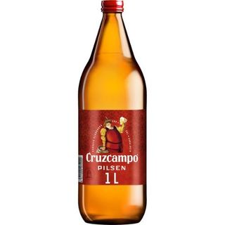 Cerveza Cruzcampo (1,00 Lt.)