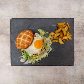 Angusburger 200gr con patate wedges