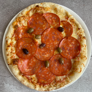 Pizza Mozzarella com Chourição