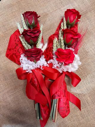 Ramo com 3 Rosas de Sabão