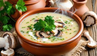 Supa crema de ciuperci
