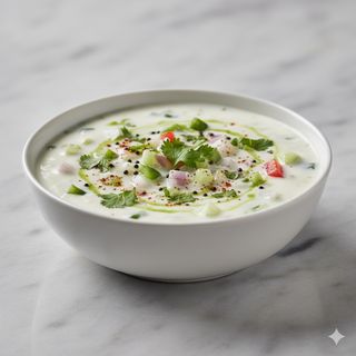 Vegetable raita