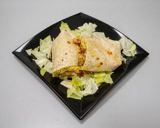 Burrito con pollo e bacon