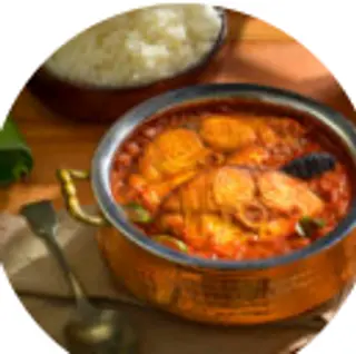 Fish curry spada con curry e spezie
