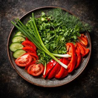 Асорті Овочеве з зеленню 350 г