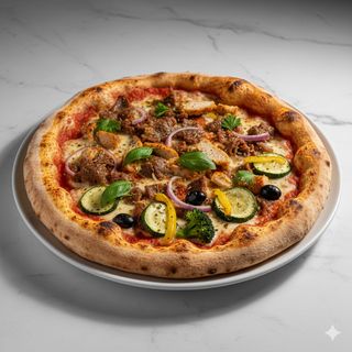 Pizza vegetariana (28 cm.)