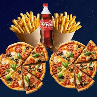 OFERTA PIZZA FAMILIAR  ( ELIGE SU PIZZA Y ESCRIBE EN EL COMENTARIO)