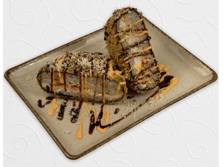 Суші-бургер з креветкою та крабом (350g)