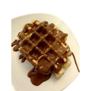 Gofre de chocolate de leche