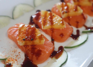 Sashimi arancia piccante