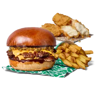 DOUBLE SMASH BBQ ZESTAW POWIĘKSZONY