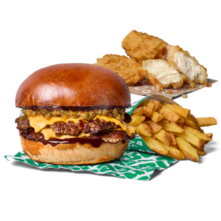 DOUBLE SMASH BBQ ZESTAW POWIĘKSZONY