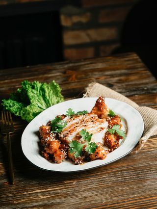 Судак в кисло -сладком соусе (500г)