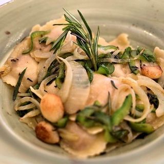 Raviolone de Rosarito de vedella