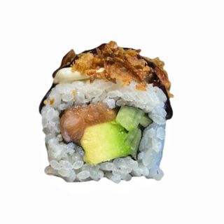 Crunch Salmón Uramaki 8piezas
