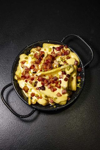 Patatas Con Bacon Y Cheddar