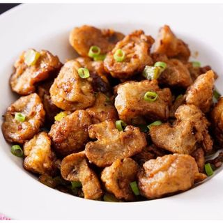 Chilly Mushroom Dry.