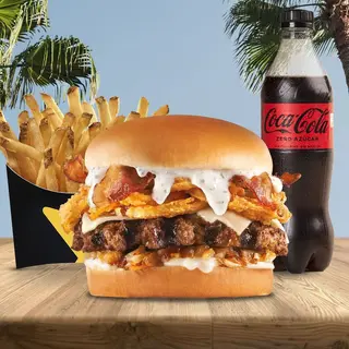 Menú Bacon & Trufa Gran Angus Burger