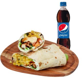Premium tortilja + Pepsi 0.5l