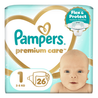 Підгузки Pampers Premium Care 1 (2-5 кг) (26шт)