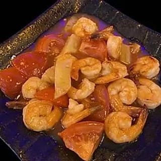 38. Gamberetti in salsa agrodol