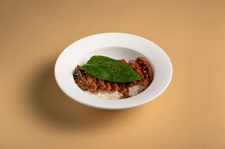 Утка в соусе терияки с рисом