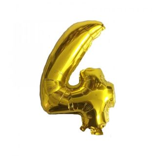 Balon cu heliu cifra 4