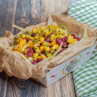 Cheese & tomato taco