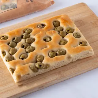 Focaccia con olive
