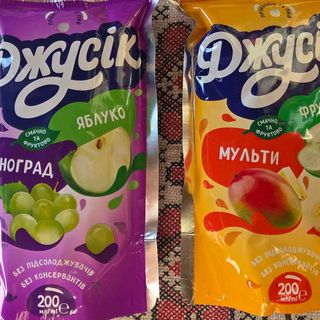Сік Джусік 200 мл в асортименті