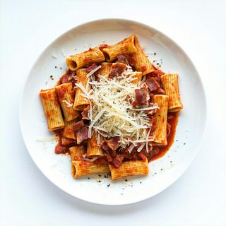 Tortiglioni all’amatriciana