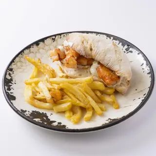 Montadito de Gambas con Alioli
