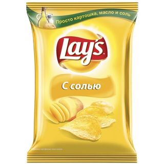 Չիփս Լեյս աղով 90գ