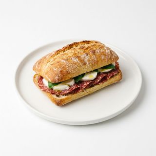 Salame e mozzarella
