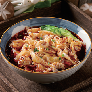 Raviolis Chongqing artesanas en salsa Sichuan 14uds 重庆手工红油抄手