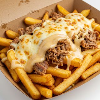 Patatas santa fé con pulled pork entera