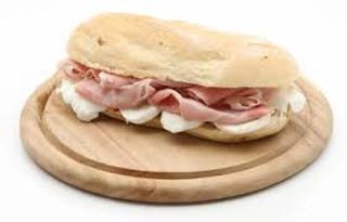 Panino con mozzarella