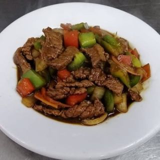 Ternera con salsa de ostras