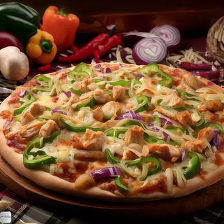 Pizza con pollo (28 Cm.)