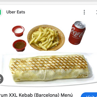 Menú Durum (XXL). ternera .Pollo.Mixto