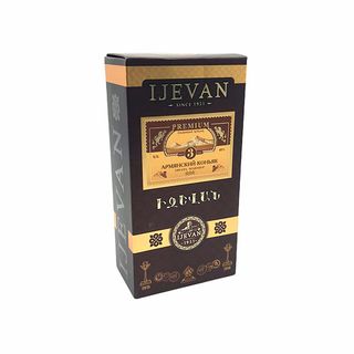 Կոնյակ Իջևան 3* տուփով 0,5լ պրեմիում, , հատ