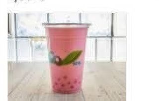 tè al latte alla fragola