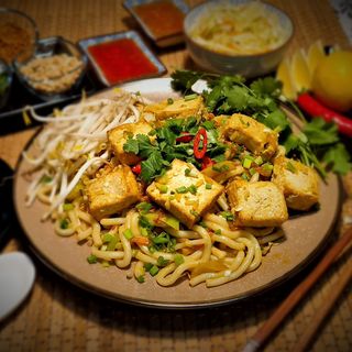 Makaron udon z tofu