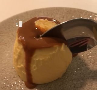 FLAN DE QUESO BRIE Y DULCE DE LECHE