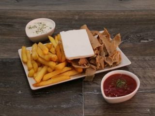 Ración De Snack Especial Con Queso (Grande)