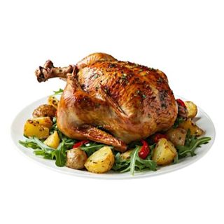 2 Pollo A L'Ast Entero Con Patatas Y Ensalada Verde